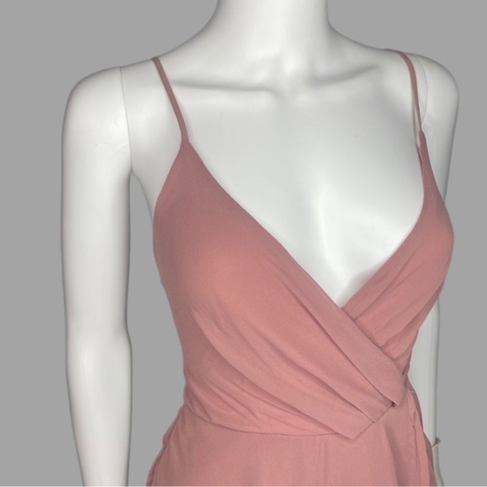 Windsor Beautiful Mauve Flowy Mini Dress - Picture 3 of 5